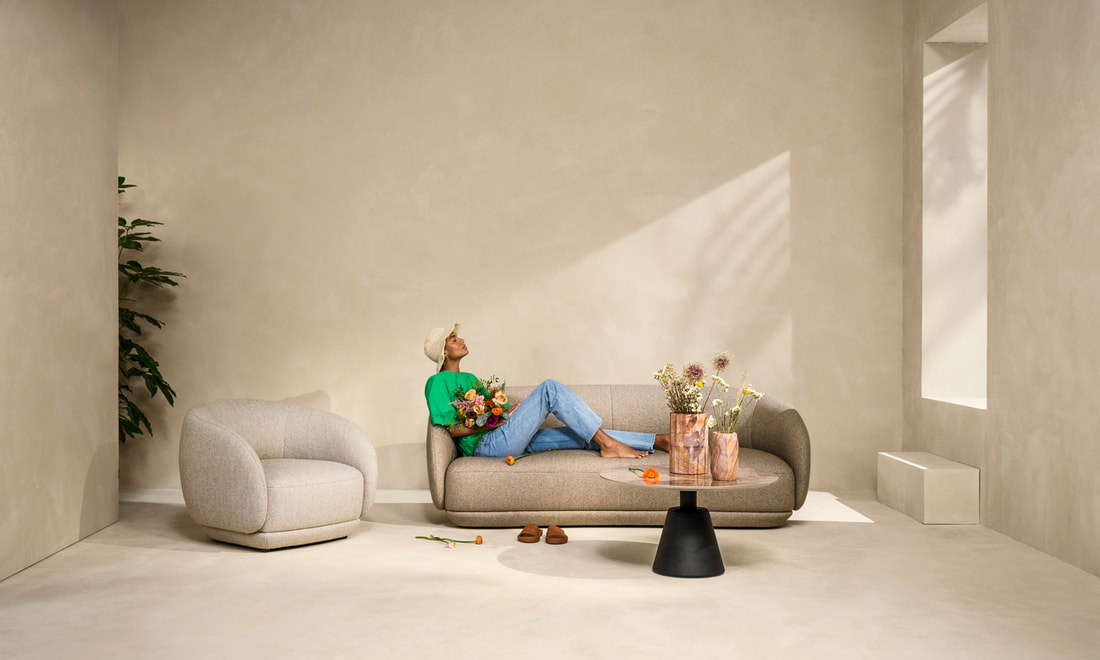 Sofa Janette thiết kế cho thương hiệu Baxter Ý